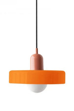 Load image into Gallery viewer, Morandi Modern Style Disc Glass Pendant Lamp
