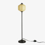 Load image into Gallery viewer, Eloise Textured Glass Pumpkin-Inspired Floor Lamp - Organic Artistry and Retro Style for Living Rooms