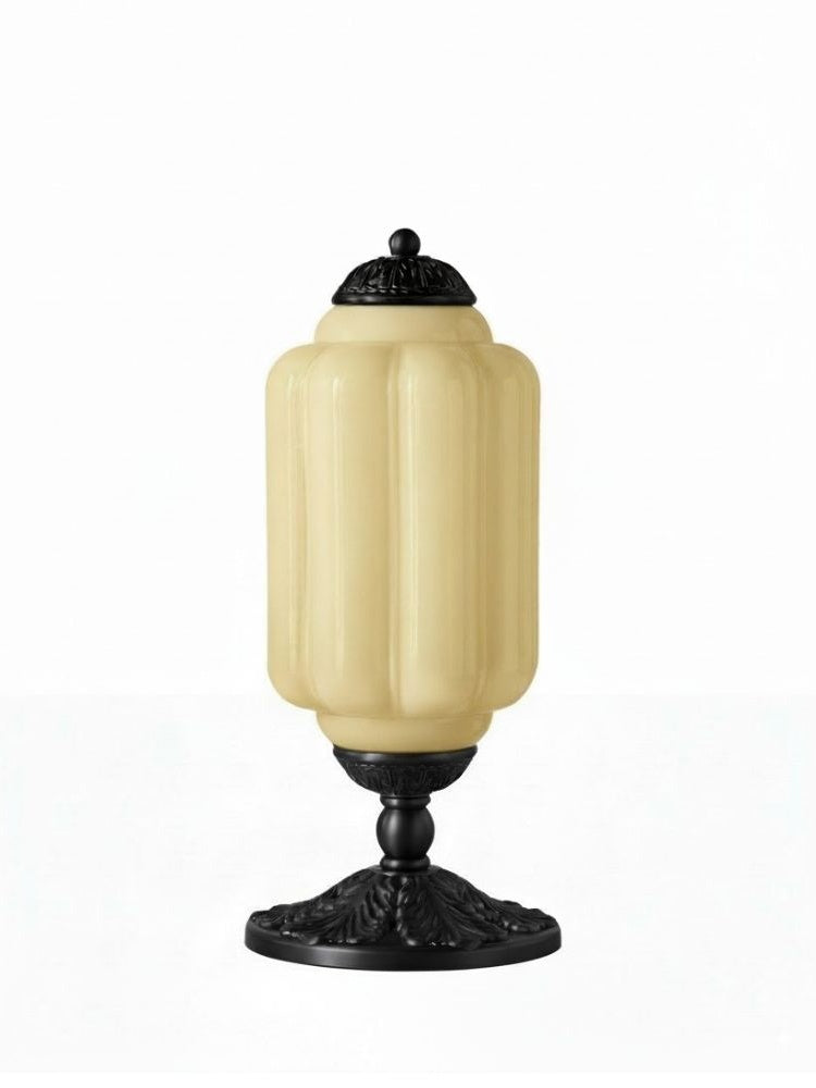 Lámpara de mesa LED Eloise de cristal vintage
