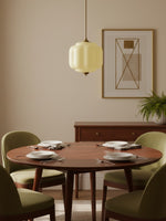 Load image into Gallery viewer, American Vintage Cream Glass Shade Shaped Eloise Chandelier
