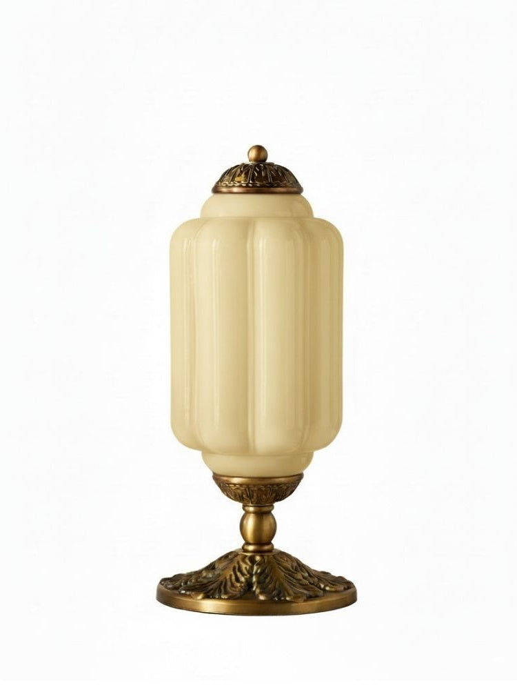 Vintage Glas Eloise Tischlampe